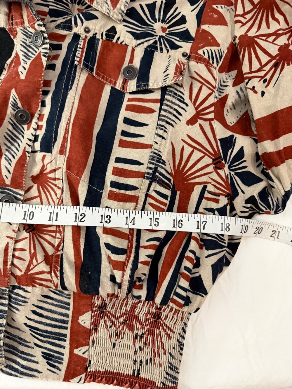 FREE PEOPLE Golden Nile‎ Jacket Shirt Aztec S - Picture 8 of 10